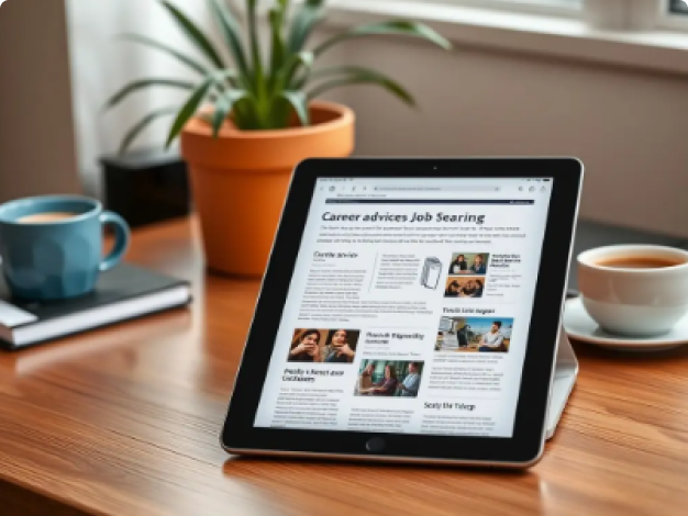 Image with an tablet